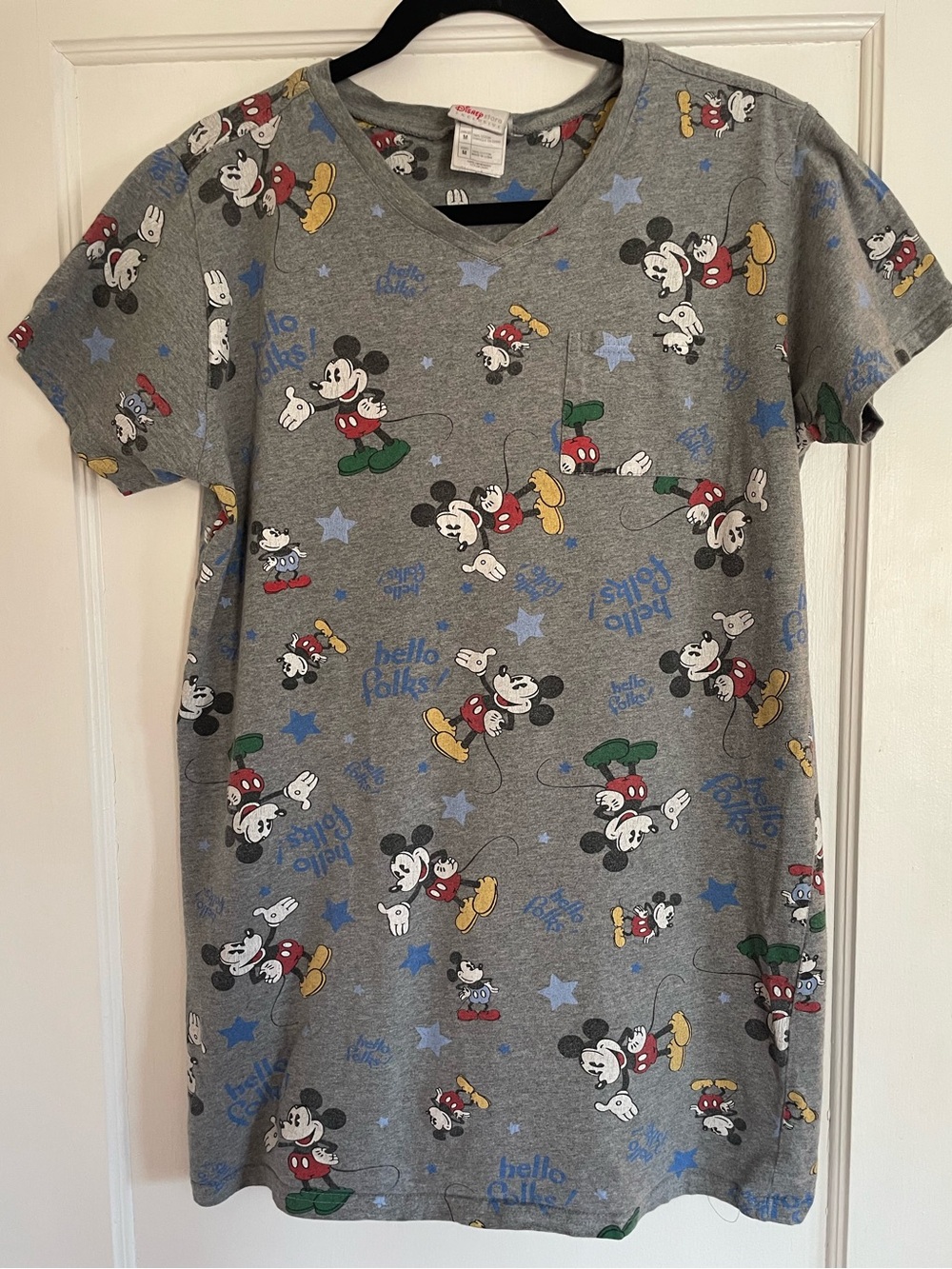 Disney Store Mickey Mouse “hello folks!” T-shirt (size M)
